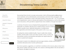 Tablet Screenshot of documentingcarreno.org